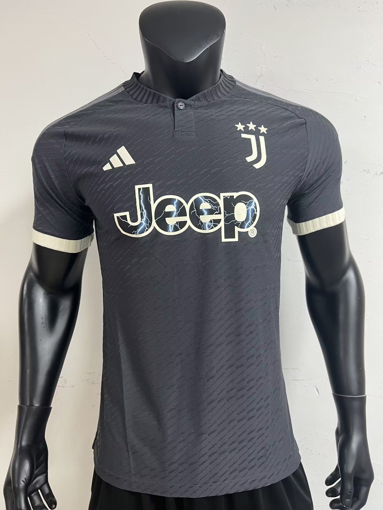AAA Quality Juventus 23/24 Third Black Soccer Jersey(Player)